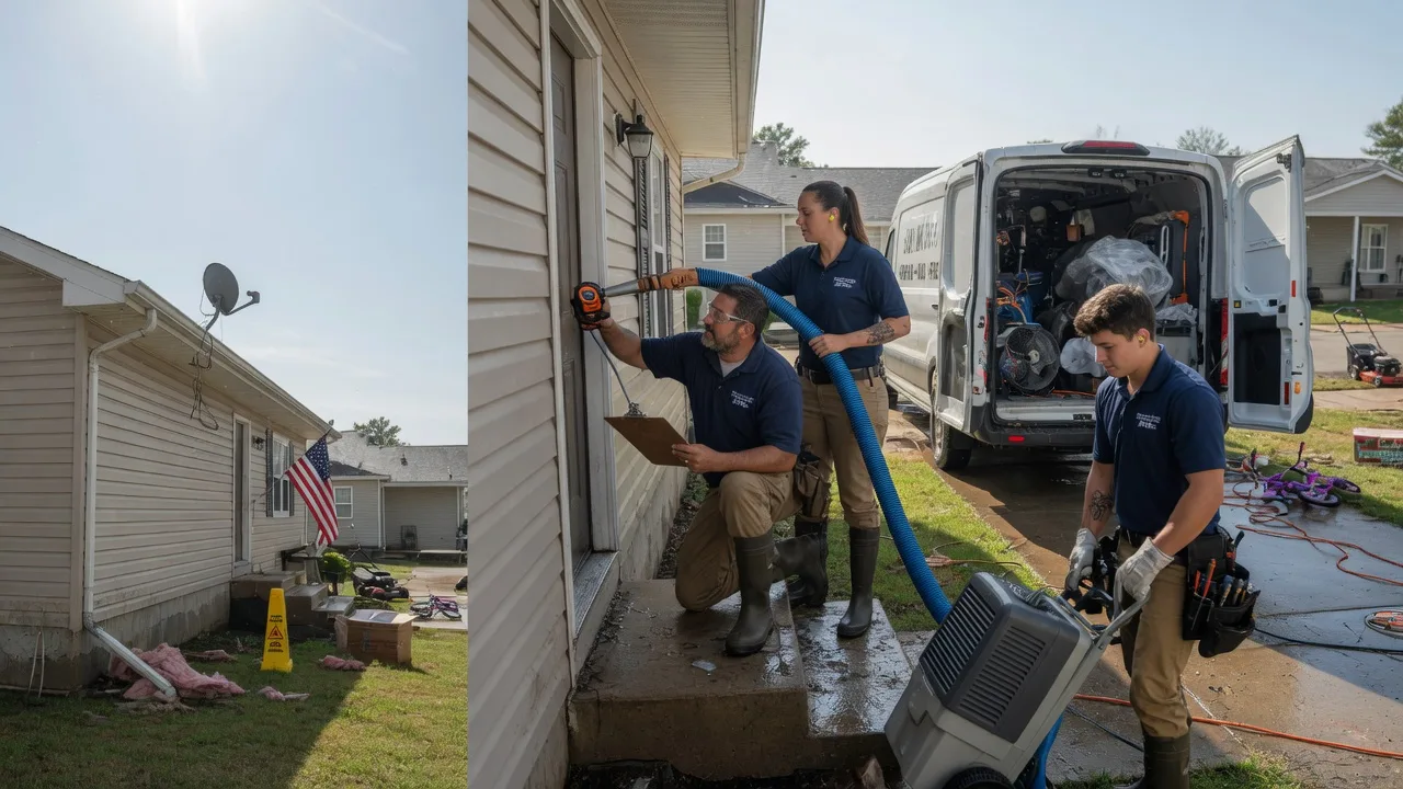 Ceiling Water Damage Restoration in Hayes, SD near me